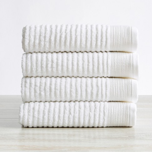 Ribbed Towel White