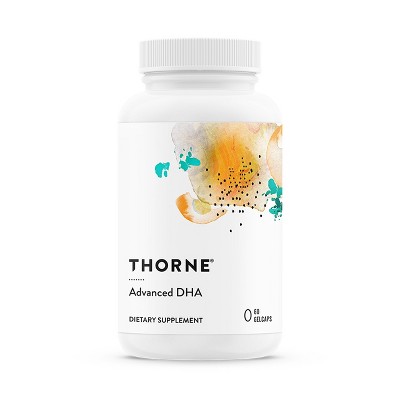 THORNE Advanced DHA - 650 mg DHA and 200 mg of EPA - Supports Healthy Brain Aging and Nerve Function* - 60 gelcaps
