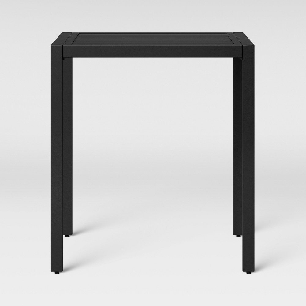Standish Bar Height Rectangle Patio Table Black - Project 62