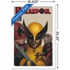 Trends International Marvel Deadpool & Wolverine - Homage Cover Wolverine Kisses Framed Wall Poster Prints - 3 of 4