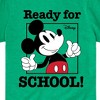 Boys' - Disney - Mickey Mouse Ready For School Short Sleeve Graphic T-Shirt - 2 of 4