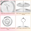 Unique Bargains 2 Tier Round Dessert Cupcake Holder Tower for Donuts Fruits - 3 of 4