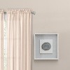 Ellis Curtain Portland Crushed Taffeta Rod Pocket Tailored Panel - Natural - image 2 of 3