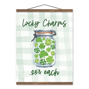 Creative Products Lucky Charms Jar 16 x 20 Teak Hanging Canvas - 1 of 3