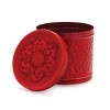 Red Metal Container with Lid (Set of 2) - 4 of 4