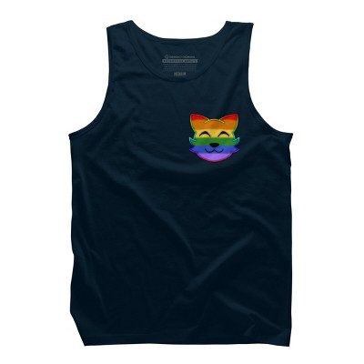 Adult Design By Humans Rainbow Pride Kitty By loonaromi Tank Top
