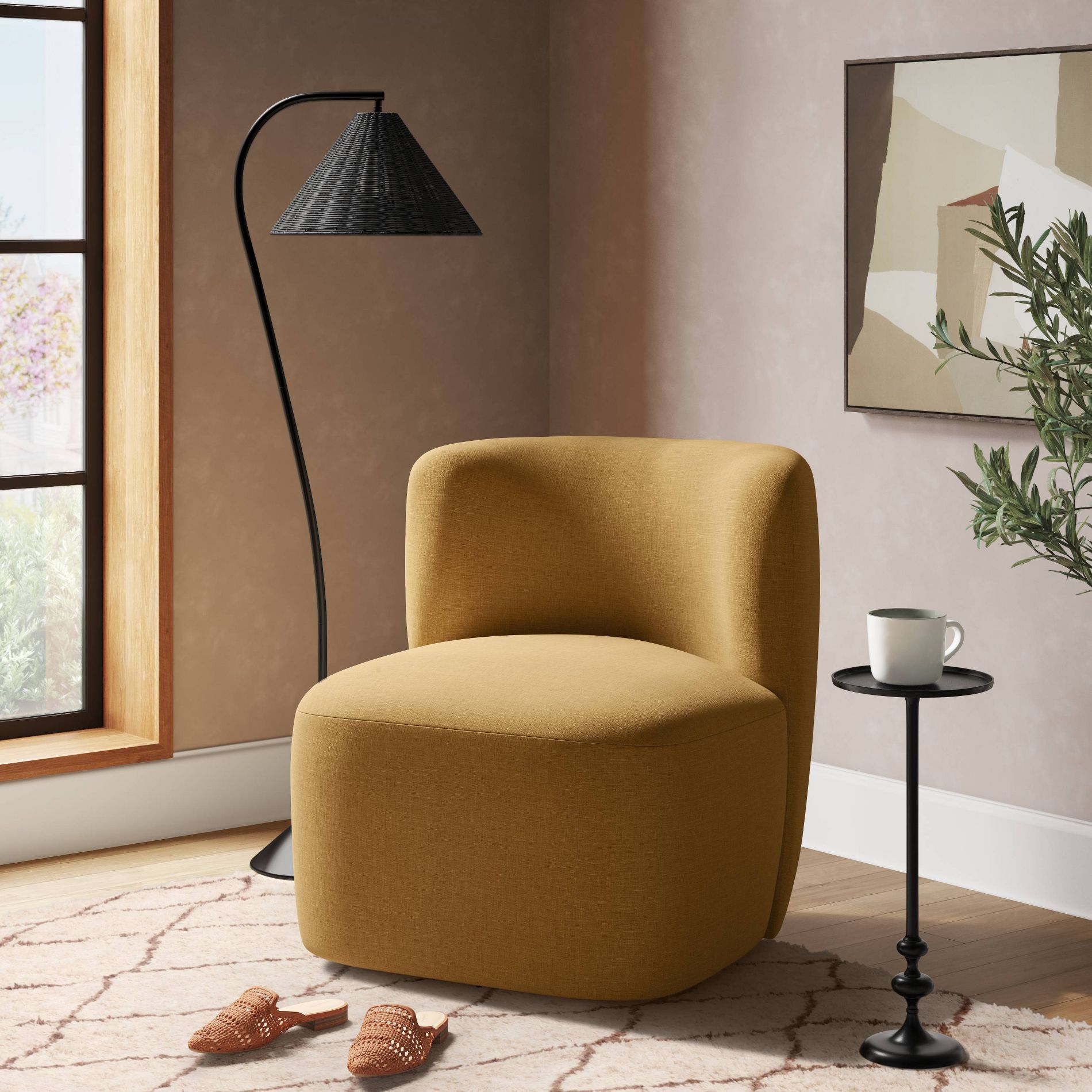Neko Swivel Chair in Zuma Sesame - Threshold™