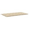 vidaXL Garden Bench Cushion Beige 78.7"x(19.7"+19.7")x2.8" Oxford Fabric - 4 of 4