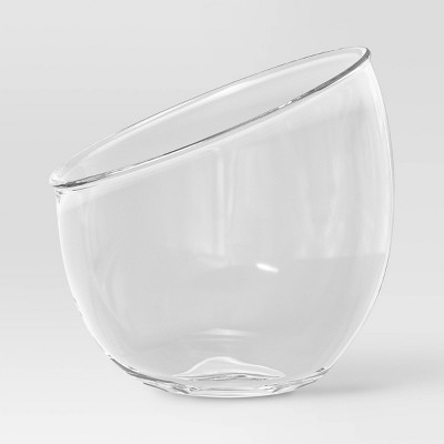 Small Shaped Glass Vase Blue - Threshold™