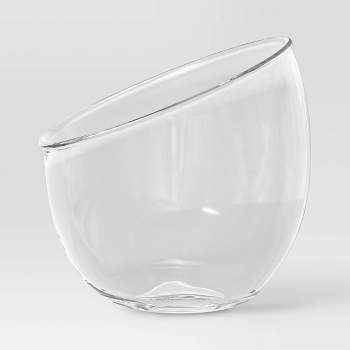 Angled Round Glass Vase - Threshold™