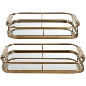 Uttermost Rosea Gold Trays Set of 2 - 1 of 1