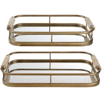 Uttermost Rosea Gold Trays Set of 2
