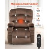 VEVOR Power Lift Recliner Chair,Lift Chair with Heat and Massage for Elderly,Dual Motor Recliner Chair with 2 Cup holders and USB Port(Large, Brown) - 3 of 4