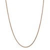 Black Bow Jewelry 0.65mm 14k Yellow Gold Diamond Cut Spiga Chain Necklace - 2 of 4