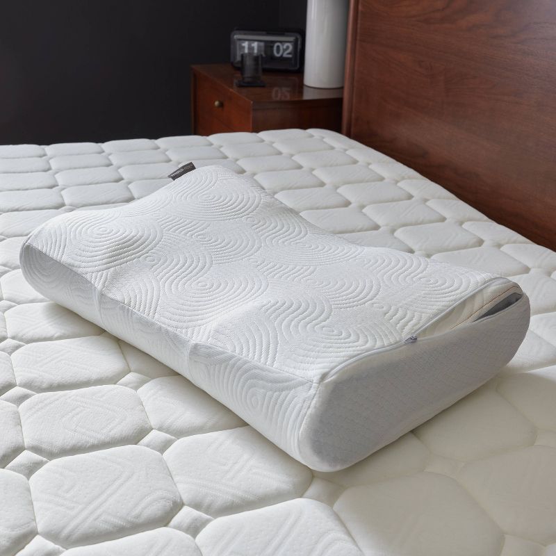 One Size Cool Luxury Contour Pillow Protector with Zipper Closure - Tempur-Pedic, 4 of 6