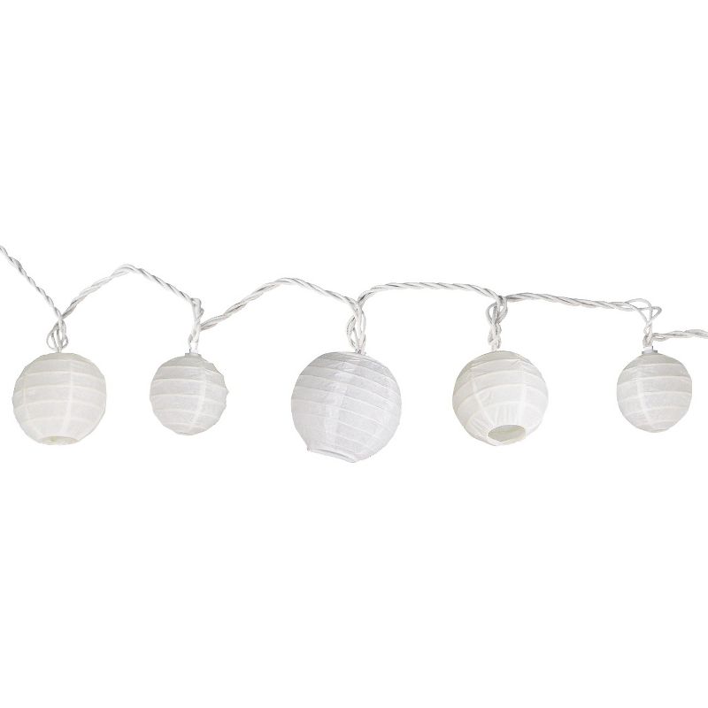 11' Multi-Size Ball String Lights White - Room Essentials&#8482;, 1 of 3