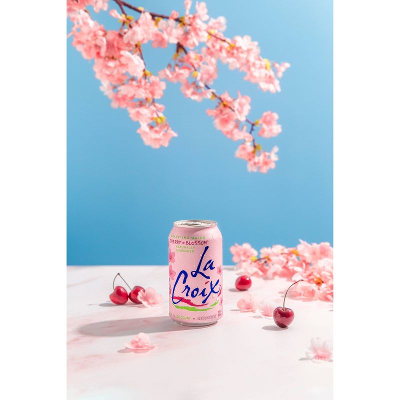 LaCroix Cherry Blossom Sparkling Water - 8pk/12 fl oz Cans, 3 of 11