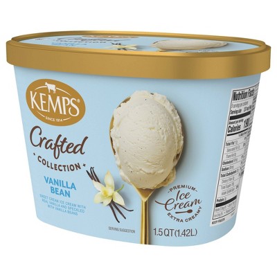 Kemps Crafted Collection Vanilla Bean Ice Cream - 1.5qt