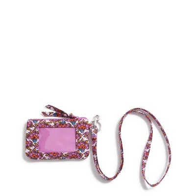 Vera Bradley Women's Outlet Cotton Zip ID Lanyard