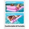 Joyfy Pool Floats with Adjustable Backrest, Inflatable Pool Lounge Chairs, Adult Pool Floaties Raft Chair with Cup Holders for Lake Beach Pool Party - 3 of 4