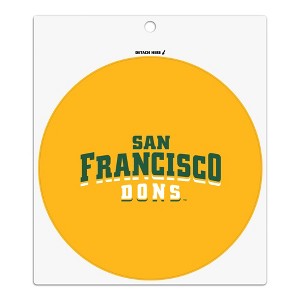 University of San Francisco Secondary Logo Automotive Car Refrigerator Locker Vinyl Circle Magnet - 1 of 4
