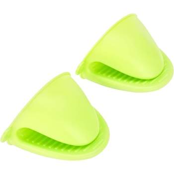 Barvivo Silicone Pot Holders, Set of 2, Green