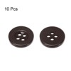 Unique Bargains Resin Snap Fastener Round Flat 4-Hole Sewing Buttons 10 Pcs - 3 of 4