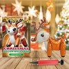 AEELLEEA Christmas Balloons Balloon Standing Santa Claus Reindeer Christmas Tree Event Atmosphere Decoration - 2 of 4