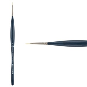 Borciani e Bonazzi Unico Bianco Synthetic Series 832 Paint Brush, Filbert 0 - Acrylic, Oil, Gel, Impasso Painting - Ergonomic Handle, Cruelty-Free, - 1 of 4