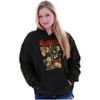 Popeye Christmas Lights Crew Cartoon Hoodie Sweatshirt Women Men Brisco Brands - 3 of 4