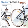 Aukfa 700C Single Speed Road Bike - Retro Steel Frame City Bike - Comfort Hybrid Bike with Alloy Rims and Caliper Brakes, Unisex - 4 of 4