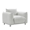 NicBex Couches for Living Room 42" Single Sofa Accent Chair Fabric Cotton Linen Chair Modern Upholstered 1-seater Sofa Couch for Apartment - 2 of 4