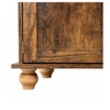 Coffee Brown Modern Style Hall Tree With Storage Cabinet Drawers Open Storage Shelves Space Saving For Hallway Living Room Mudroom Halloween Decorati - 4 of 4