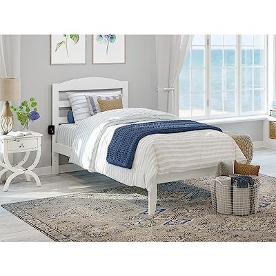 Warren Mission-Style Twin Platform Bed with Wood Frame