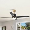 Parrot Uncle 52" Modern Carved 4-Blade Ceiling Fan with Remote,DC Motor - 2 of 4