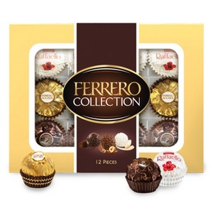 Ferrero Rocher Collection Assorted Chocolates Candy Variety Pack - 4.6oz - 1 of 4