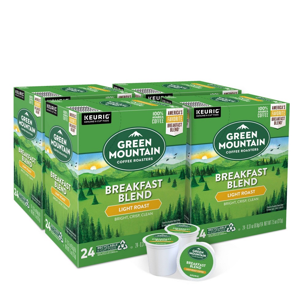 Photos - Coffee Green Mountain  Breakfast Blend, Single Serve Keurig K-Cup  Po