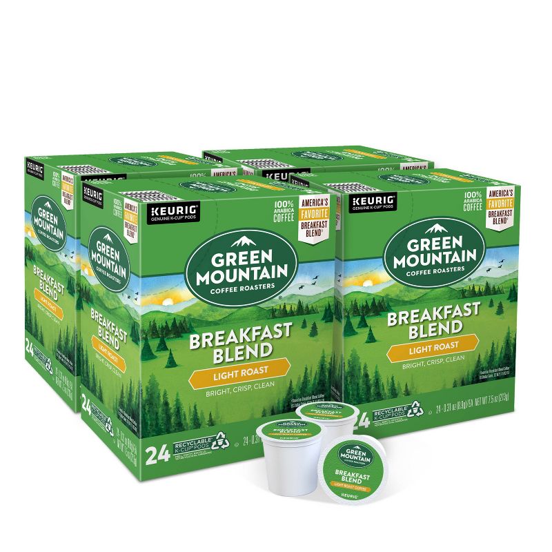 Green Mountain Coffee Breakfast Blend Keurig K-Cup Coffee Pods, 1 of 10