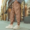 Dalix Astronaut Embroidery Heavy Weight Fleece Sweatpants Soft Lounge Pant Drawstring Waistband Pockets Mens - 4 of 4