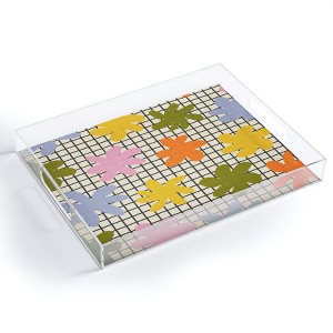 Alisa Galitsyna Playful Flowers 1 Acrylic Tray - Deny Designs - 1 of 4