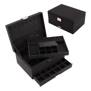 REGALWOVEN Women's Modern Storage Rectangular Jewelry Box - 1 of 4