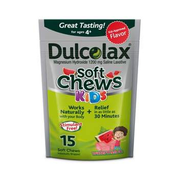 Dulcolax Digestive Soft Chews for Kids - Watermelon - 15ct