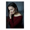 Women's Alloy Teardrop Crystal Earrings Fashionable Temperament, Low Allergy - 2 of 4