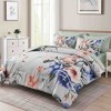 BAGOKIE 7 Pieces Floral Bed in a Bag  Comforter Set for All Season - 2 of 4