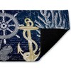 Stupell Industries Vintage Nautical Sea Letters Printed Outdoor Door Mat, design by Kim Allen, 18"x30" - 2 of 4