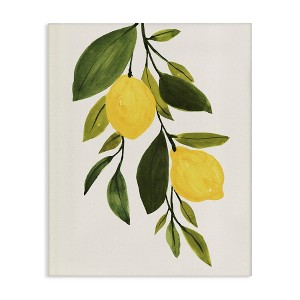 Stupell Industries Simple Yellow Country Lemon Leaf, 24" x 30" - 1 of 4