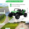 24V 2-Seater 4WD UTV Electric Ride-On Car for Kids with Parent Remote Control, Adjustable 21" Seats + Foldable 3rd Seat - 4 of 4