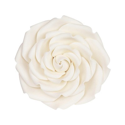 O'creme White Rebecca Rose Gumpaste Flowers - Set Of 3 : Target
