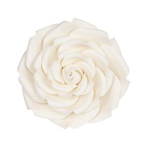 O'Creme White Rebecca Rose Gumpaste Flowers - Set of 3 - 1 of 2