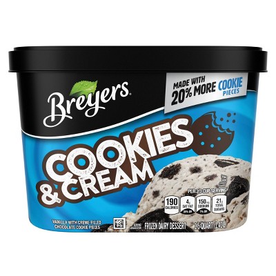 Cookies and Cream Ice Cream Frozen Dairy Dessert - 48oz - Breyers